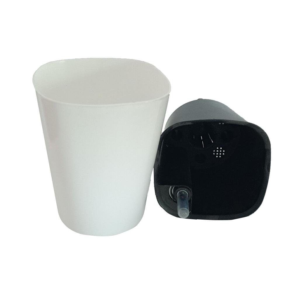 Plastic Plant Pot Self Watering Flower Pot Multifunctional Water-Absorbing Flowerpot with Drainage Holes for Home Garden Supplie