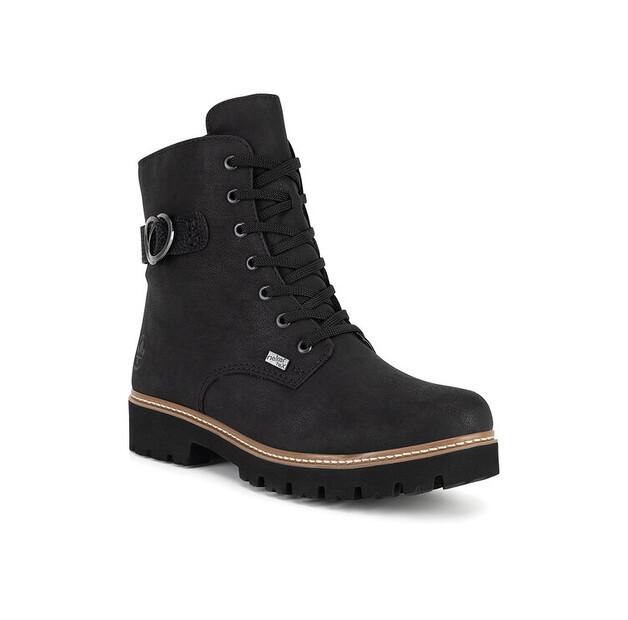 Rieker Z5723-00 Black Ankle Boots