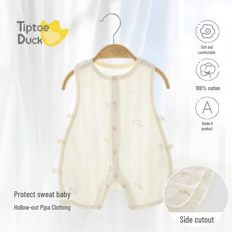 Qiaojiao Duck Newborn Summer Cotton Pipa Romper 90