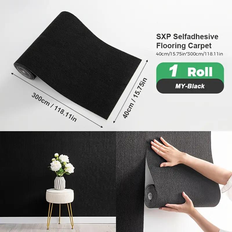 1 Roll Self-adhesive Doormat, Self-adhesive Wall Sticker, Self-adhesive Floor Tape 40x300cm Upgraded Version Suitable for Commer