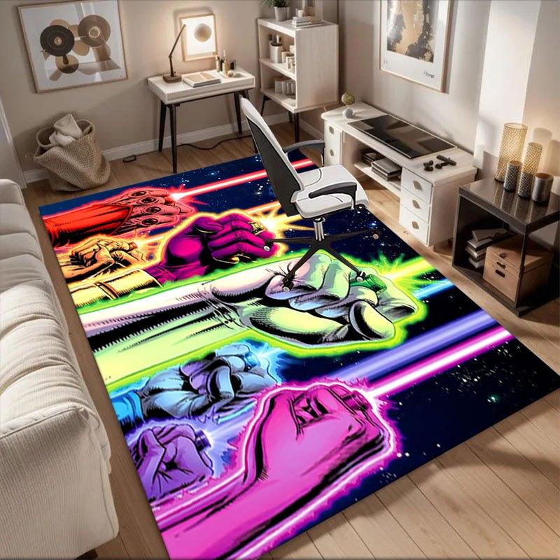 Power Rings: The Ultimate Collector s Set Office Mat Home Decor Gift For Halloween & Christmas LC14 60cm by 90cm