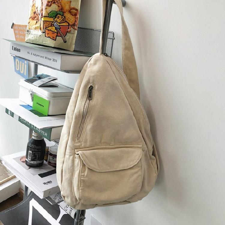 Chest Bag for Teen Canvas Fanny Pack Sports Bag Versatile Travel Bag Belt Bags