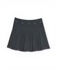 Bonseullipi Crystal Stud Pleated Mini Skirt (Gray)