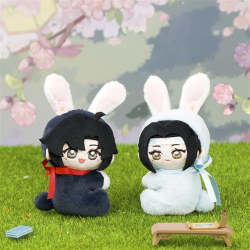 The Master of Diabolism" Peach Dream Rabbit Series Wei Wuxian & Lan Wangji Plush Pendant Character Cute Plush Toy Official Anime Merchandise