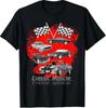 Classic Muscle Cars Race Flags Drag Racing T-Shirt