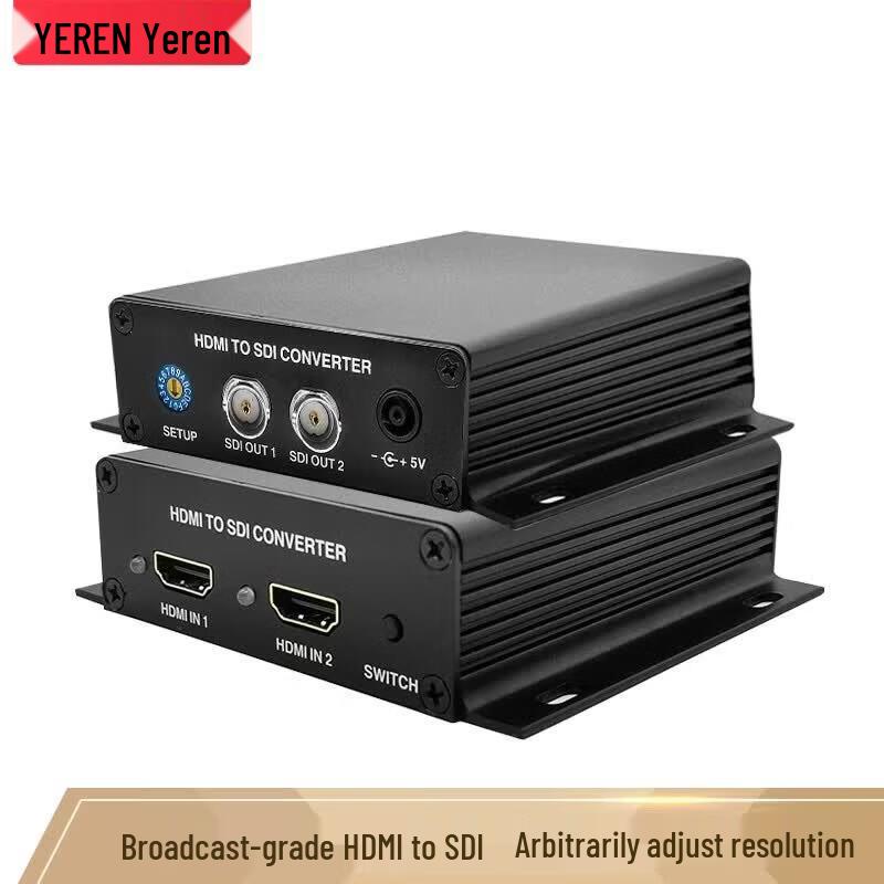 Yeren Broadcast-Grade HDMI to 3G-SDI Video Converter
