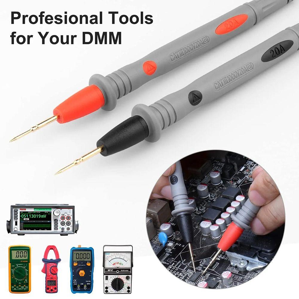 1Pair Soft Silicone Multimeter Lead Universal Banana Plug  for Digital Multimeters