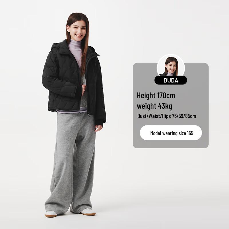 Tanboer Women's Lightweight Hooded Short Down Jacket TB5330262Z