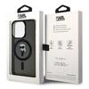 Karl Lagerfeld Klhmp15Lhfcknok Iphone 15 Pro 6.1 Czarny/Black Hardcase Iml Ikonik Magsafe