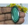 AA++ 65Cts. Natural Green Malachite Oval Cabochon Loose Gemstone 22X47X04 MM D-19