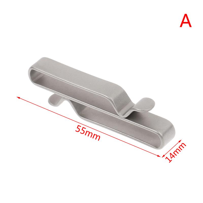 Hiking Titanium Alloy Buckle Ribbon Ending Buckles Belt Clip Quick Draw Keychain Hanging Buckles Key Ring