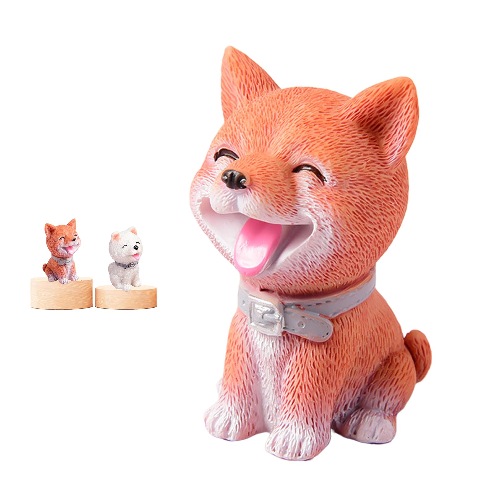 

SAKURAN Cute Dog Miniature Animal Tabletop Interior Garden Cute Accessory Figurine, Ornament, Decoration, Decor, Gift, Ornament, (Shiba Inu)