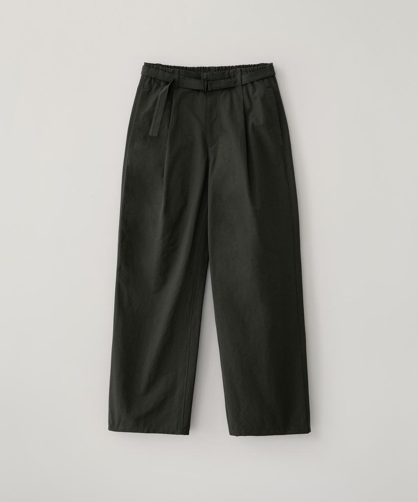 BLANKROOM Made Belted Pants_Dark Green