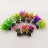 10Pcs Colorful Artificial Aquatic Plants Set - Safe Plastic Decor for Fish Tank Landscaping