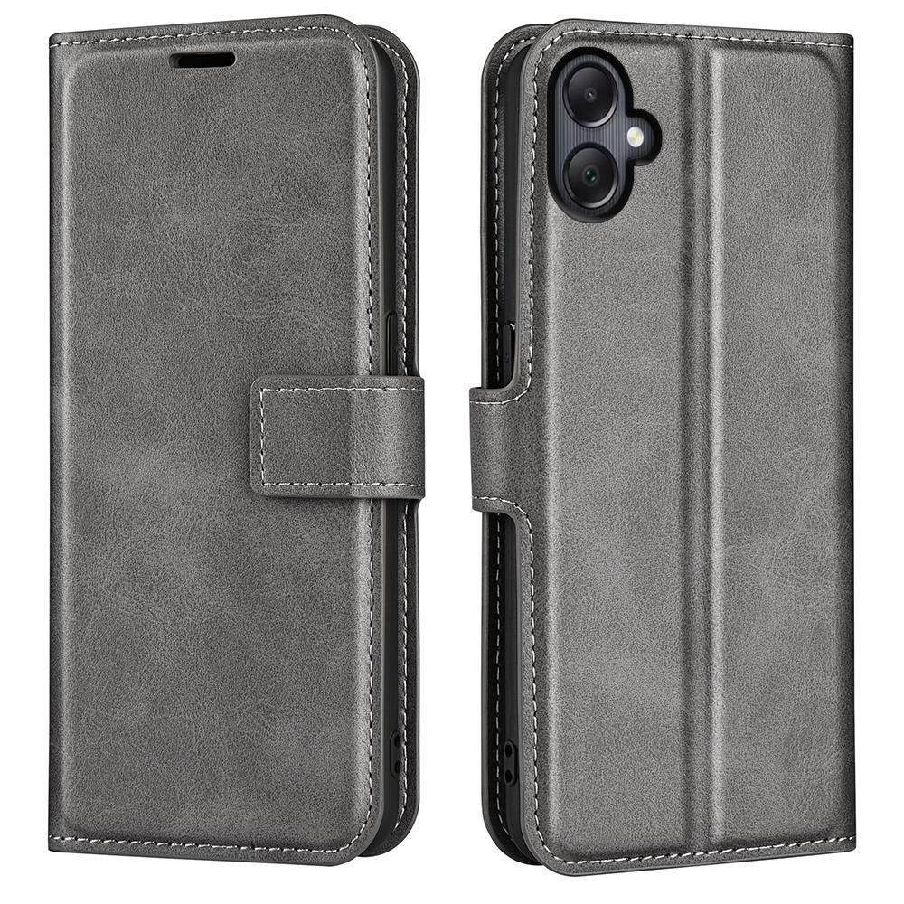 Für Samsung Galaxy A06 4G Ständerhülle Kratzfestes Kalbleder Textur Handyhülle