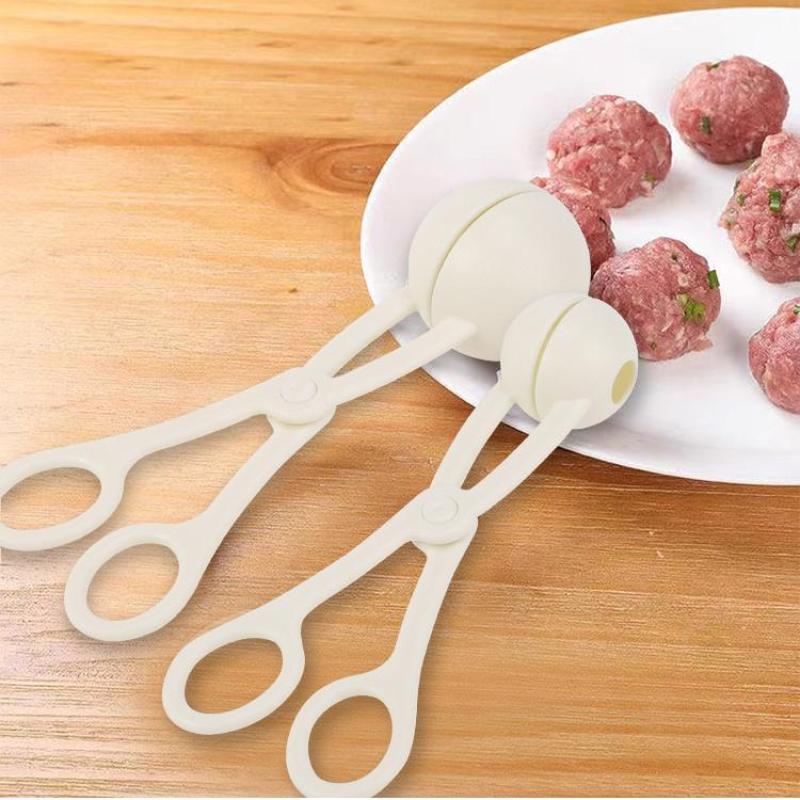 Meat Ball Maker Tool Plastics Clip Round Rice Ball Shaper Spoon Meatball Making Mold Non Stick Stuffed Kitchen Gadget