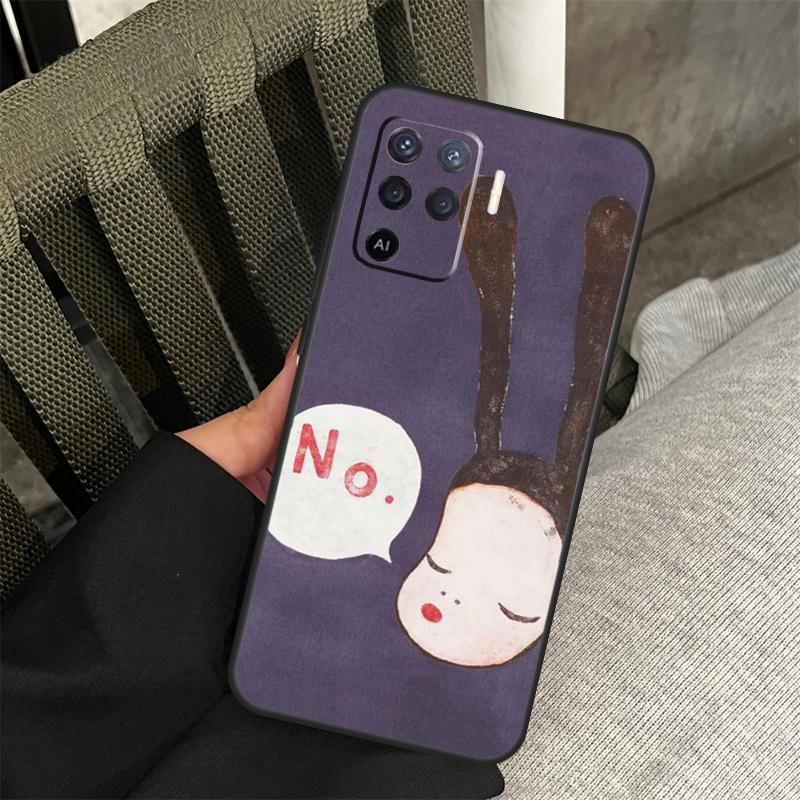 Yoshitomo Nara Hülle Für Oppo A18 A38 A58 A78 A98 A74 A94 A54 A40 A60 A80 A16 A76 A96 A15 A57S A17 A77 Abdeckung