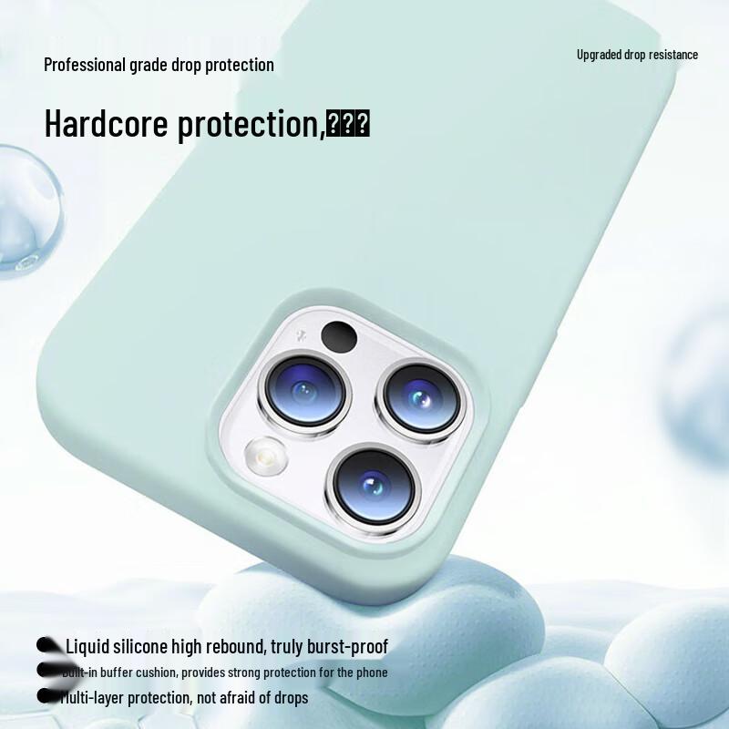 Snowkids iPhone 16 Serie Flüssigsilikonhülle