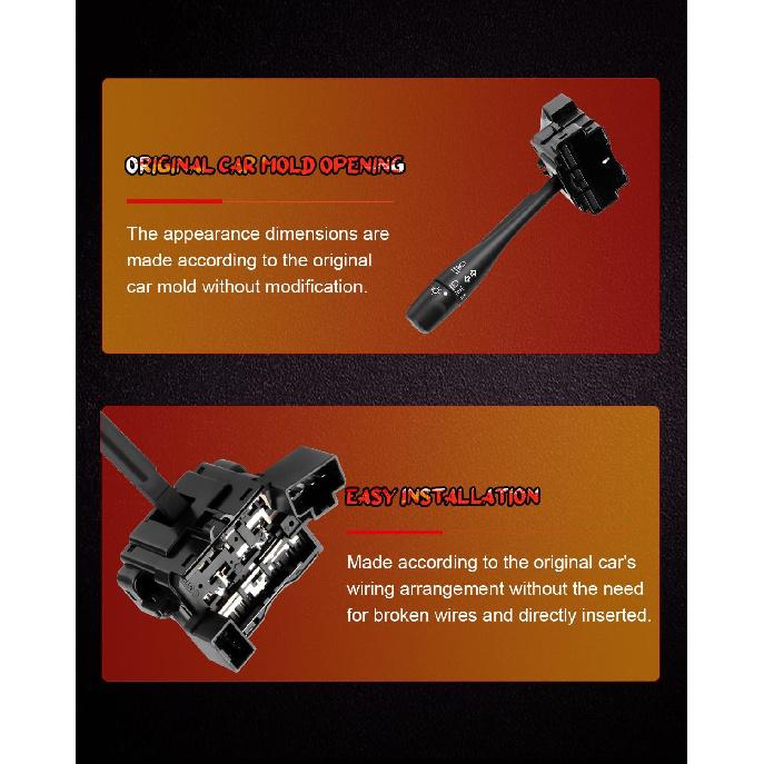 OE 2554040U60Turn Signal Switch Multi-Function Combination Switch Compatible with for Nissan 200 SX 1995-1998 for Nissan Altima 1993-2001 for Nissan