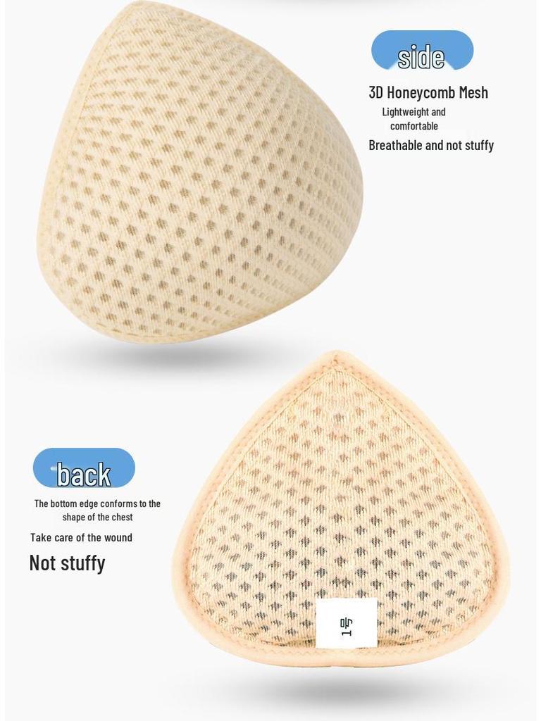 Leichter atmungsaktiver Mastektomie-BH mit Prothesenbrust für den Sommer