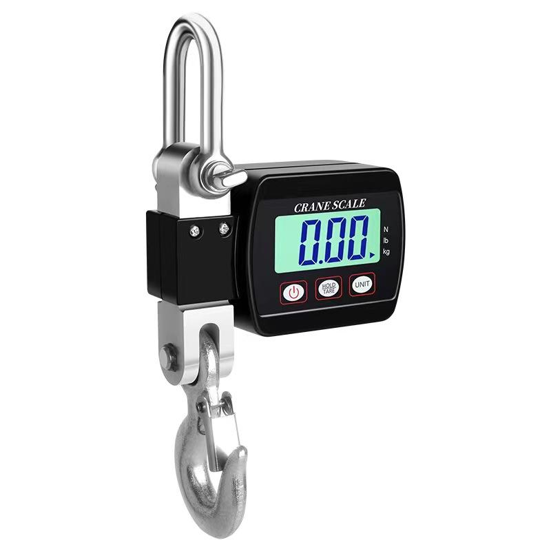 0.05-500kg LCD Digital Crane Scale Portable Industrial Electronic Scale Heavy Duty Weight Hook Hanging Scale Weighing Tool