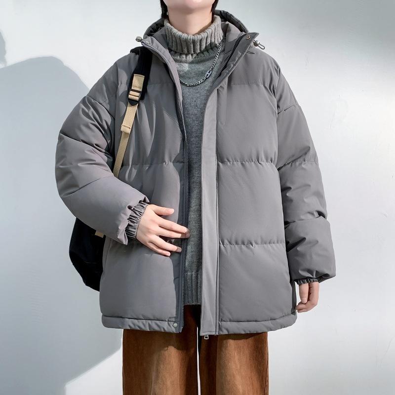 Cotton Clothing Men and Women with The Same Paragraph Winter Loose Hooded Cotton Jacket Thickened Casual Cotton Jacket Couples Jacket