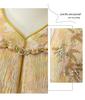 Fashionable Two-Piece Spring Outfit for Moms: Jacquard Satin Vest and National Style Top for Middle-Aged and Elderly Women