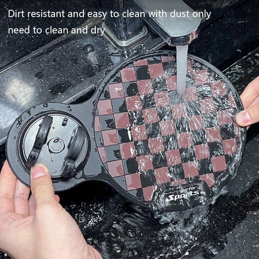 with Phone Holder Car Dashboard Pad Parking Phone Number Plate  for Car Center Console