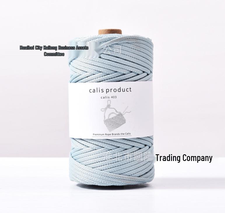 4mm Cotton-Polyester Crochet Cord for DIY Hand-Knitted Bags and Weaving