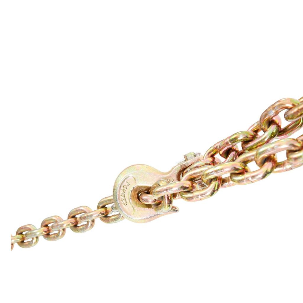 VEVOR Transport Binder Chain, 3218.07 Kg Working Load Limit, 9.53 Mm X 6.10 M G80 Tow Chain Tie Down with Grab Hooks, DOT Certified