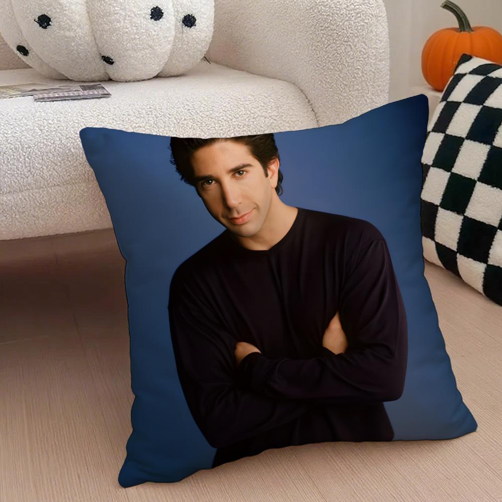 RRoss Geller Cushion Cover Linen Pillow Case Soft Breathable Protective Couch Room Decoration
