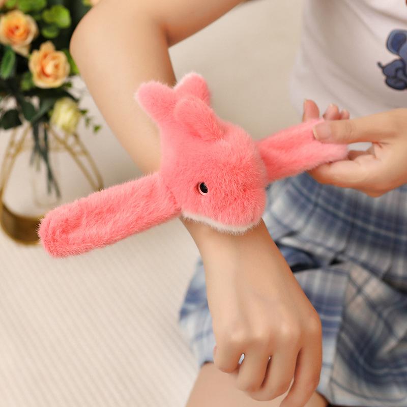 Cute Little Dolphin Doll Plush Toy Blue Dolphin Bracelet Girl Bag Keychain Small Pendant