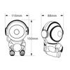 Hug the Moon Model Astronaut Starry Sky Lights Seven Color Rotating Dream Nebula Projector Lamp Spaceman Tricolour Night Light