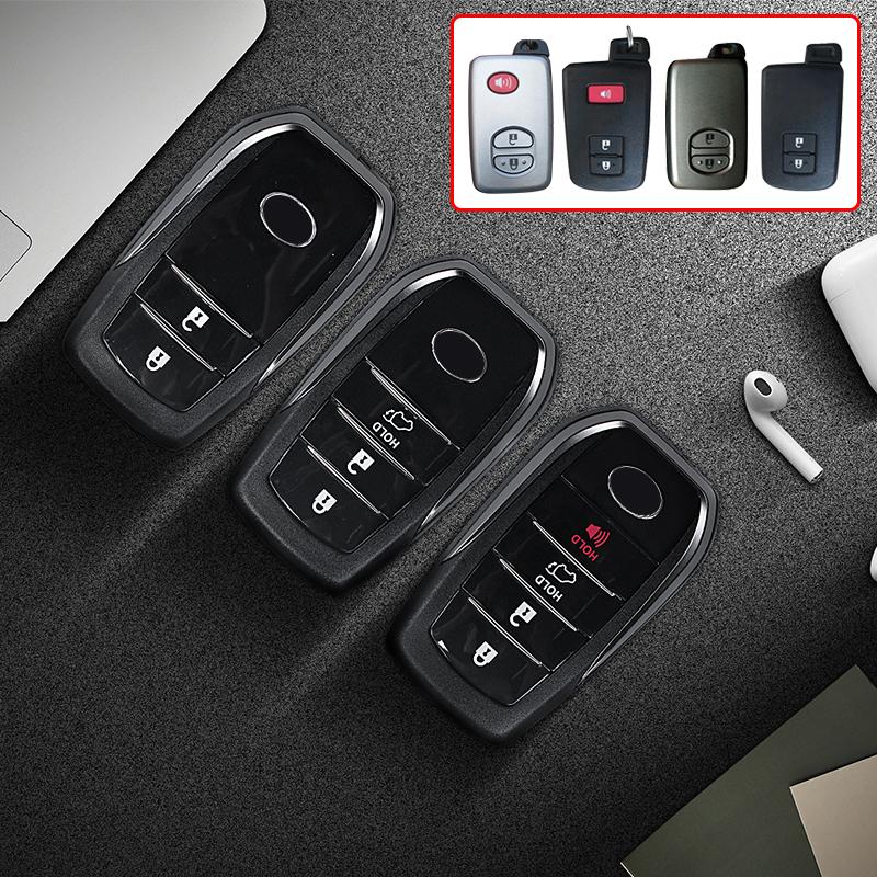 

2008-для Toyota Land Cruiser 200 модифицированный корпус ключа Prado 150 Обновление корпуса дистанционного ключа 2/3/4 кнопки аксессуары чехол для ключа