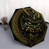 1pc Demon Mask Automatic Open/close Folding Umbrella, Compact Portable Travel Umbrella, Perfect Birthday/Christmas yy250807127