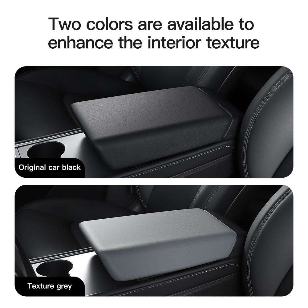 YZ for Tesla Model 3 Y Highland Juniper Auto Center Console Central Box Armrest Pad Rest Lid TPU Soft Case Cover CarAccessories