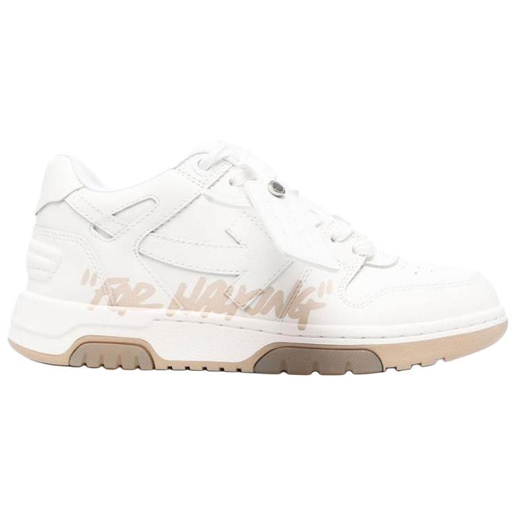 (WMNS) Off-White Out Of Office Low-Top Sneaker 'White Beige' Women's OWIA259S23LEA0030117