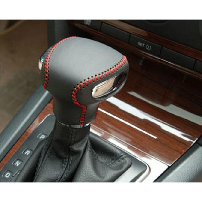 Car Hand-Sewing Gear Stick Leather Sheath Cover for Skoda Octavia Superb Fabia Superb Automatic Transmission
