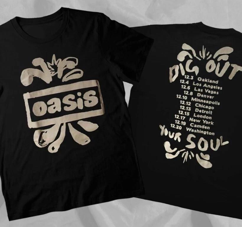 HOT NEW Oasis T Shirt Logo Splat Reunion Tour 2025 Reprint Shirt Unisex T-Shirt XXL