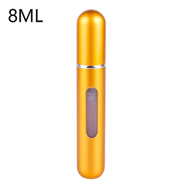 8/5ml Parfymfördelare Bärbar Vätskebehållare För Kosmetika Resor Mini Aluminiumspray Alkohol Tom Påfyllningsbar Flaska
