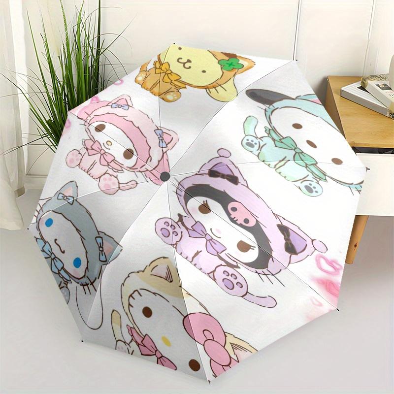 

Cat Series Sanrio Characters Automatic Opening and Closing Folding - A Good Choice for Gifts, Fashionable and Convenient Umbrella With Cute Cartoon Ch