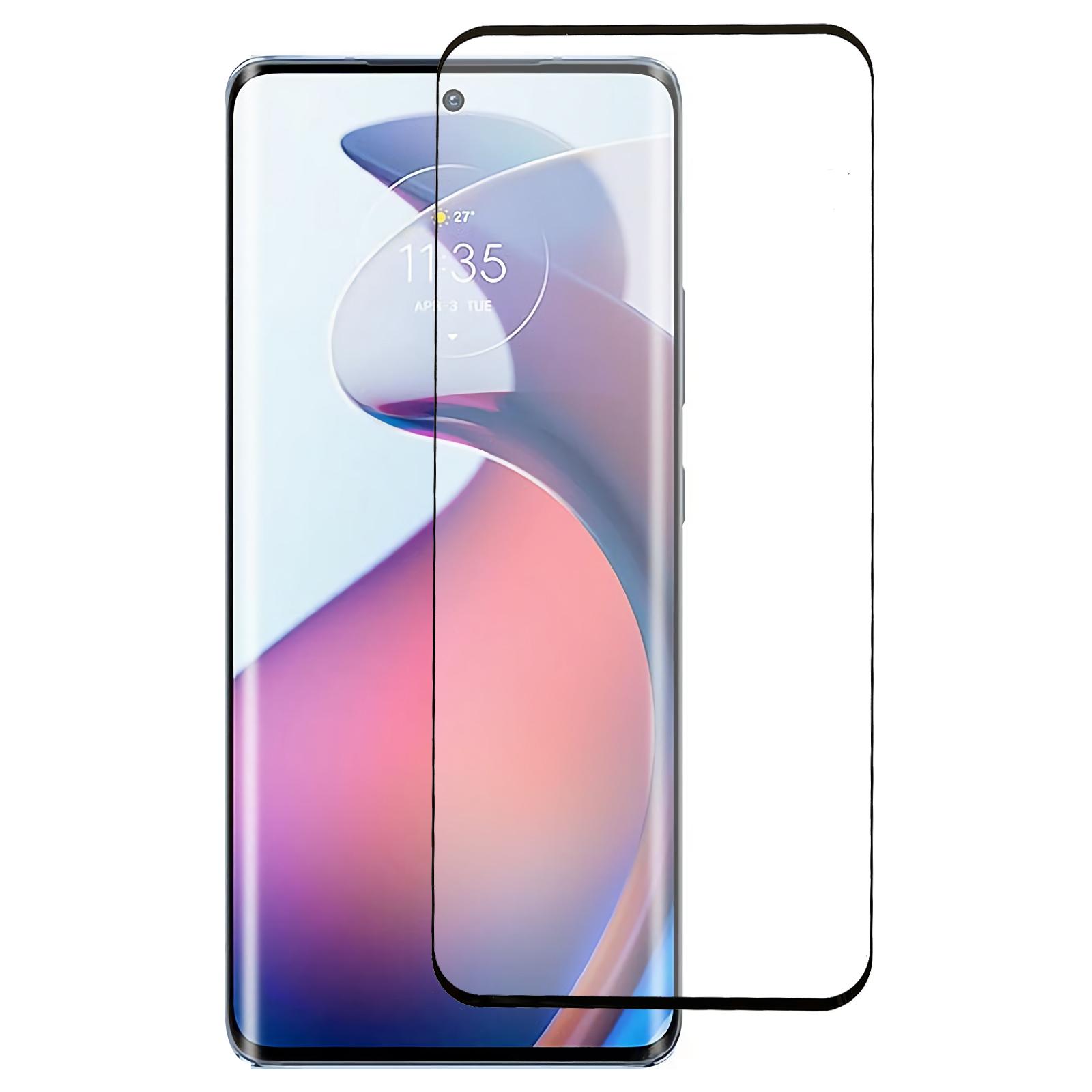 

Для Motorola Edge 40 Pro/Moto X40 5G Повне покриття Клей по краях HD 3D Захисна плівка з загартованого скла для екрану з вигнутими краями Захисна плівка проти вибуху Type A