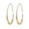 Elegant Teardrop Earrings Jewelry Graceful Teardrop Eer Hoops Accessory Trendy Ear Rings Adornment for Gatherings