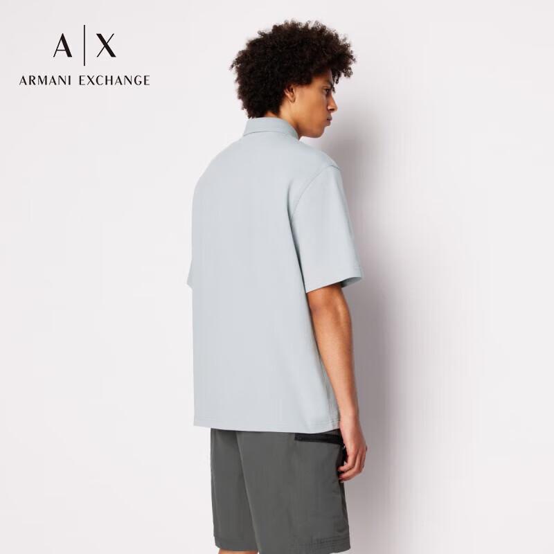 Однотонная мужская рубашка-поло Armani Exchange L