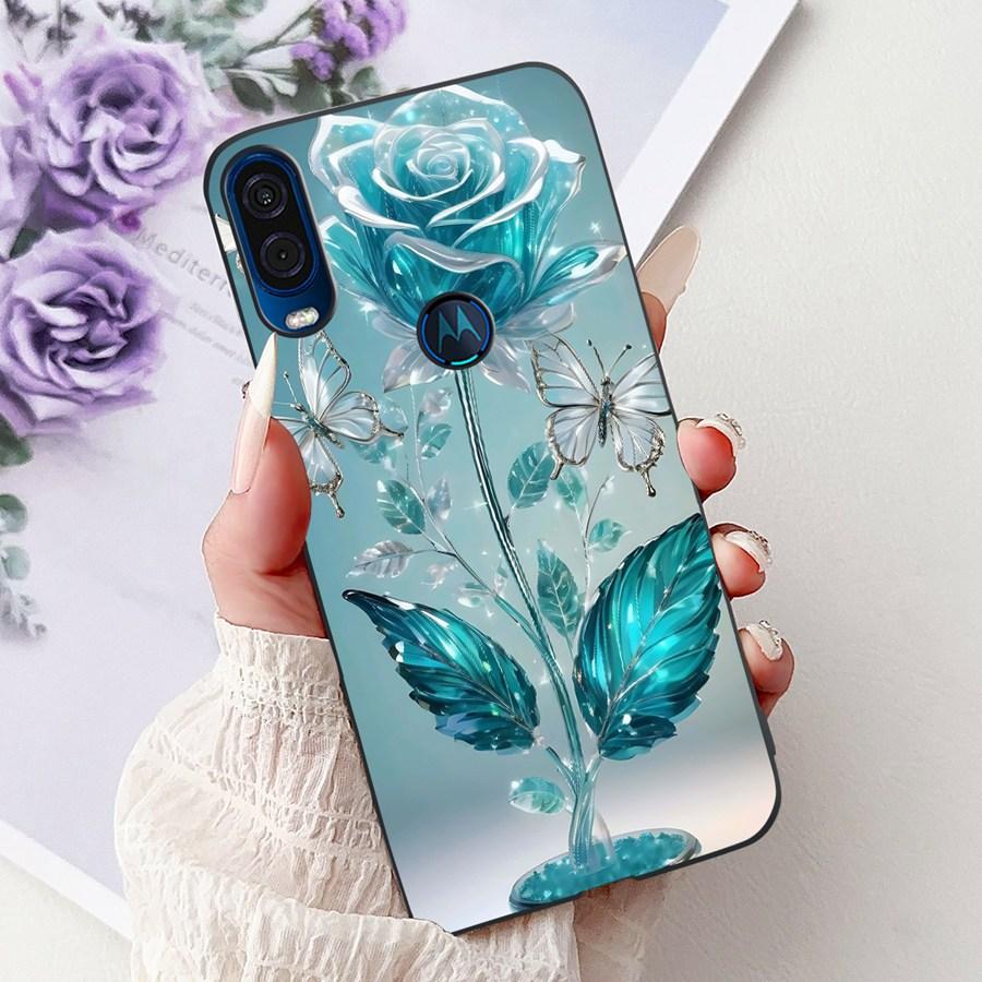 Για θήκη Motorola One Vision Κάλυμμα ONEVision Μοντέρνο Ζωγραφισμένο Σιλικόνης Μαλακό Πίσω Κάλυμμα Για θήκη Motor One Macro Προστατευτικό Κέλυφος