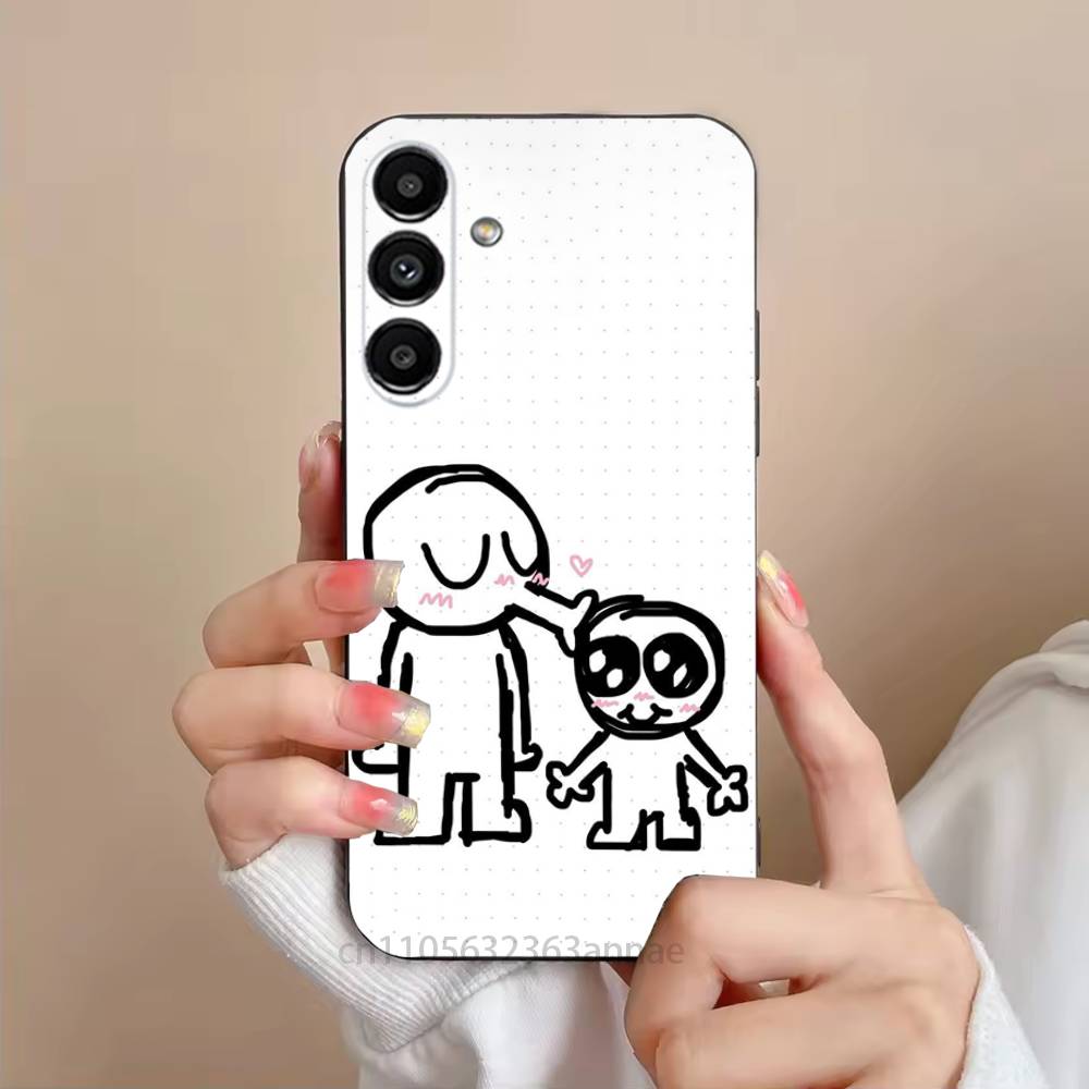 TBH Autism Creature Yippies Phone Case For Samsung S25,24,23,22,21,S20,Ultra,Plus,FE Black Soft Cover