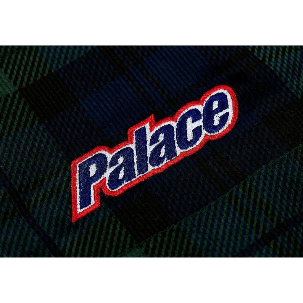 Palace Cord Baggies Tartan Unisex Bottoms Green P25T023