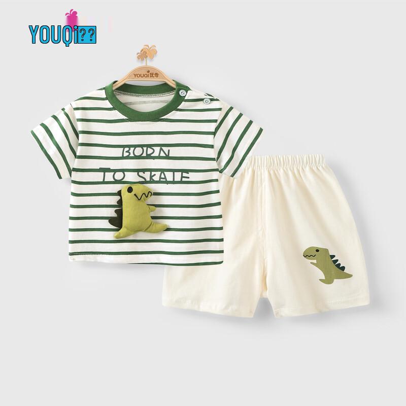 Youqi Baby Summer Short-Sleeve Short Set 100