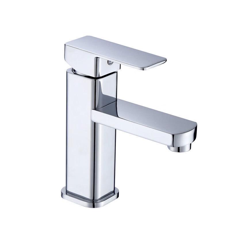 TLXT Square Stainless Steel Basin Faucet