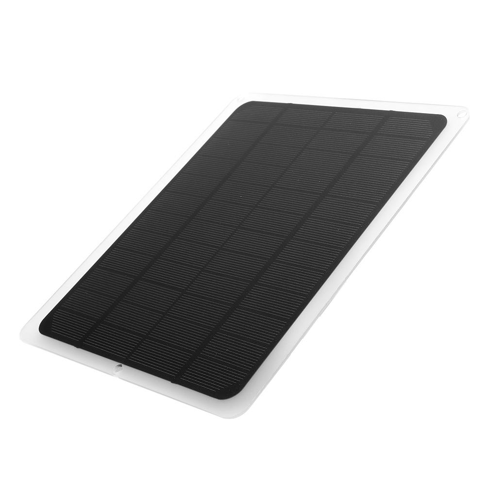 12V 10W Portable Monocrystalline Solar Power Panel USB Charger for Car Phone Light